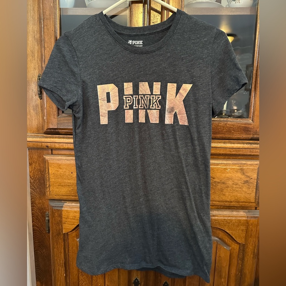PINK Victoria's Secret Heather Gray Top